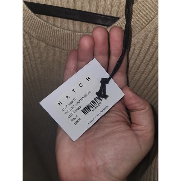 HATCH Lydia maternity sweater dress in Sable 4 NwT - Picture 4 of 4